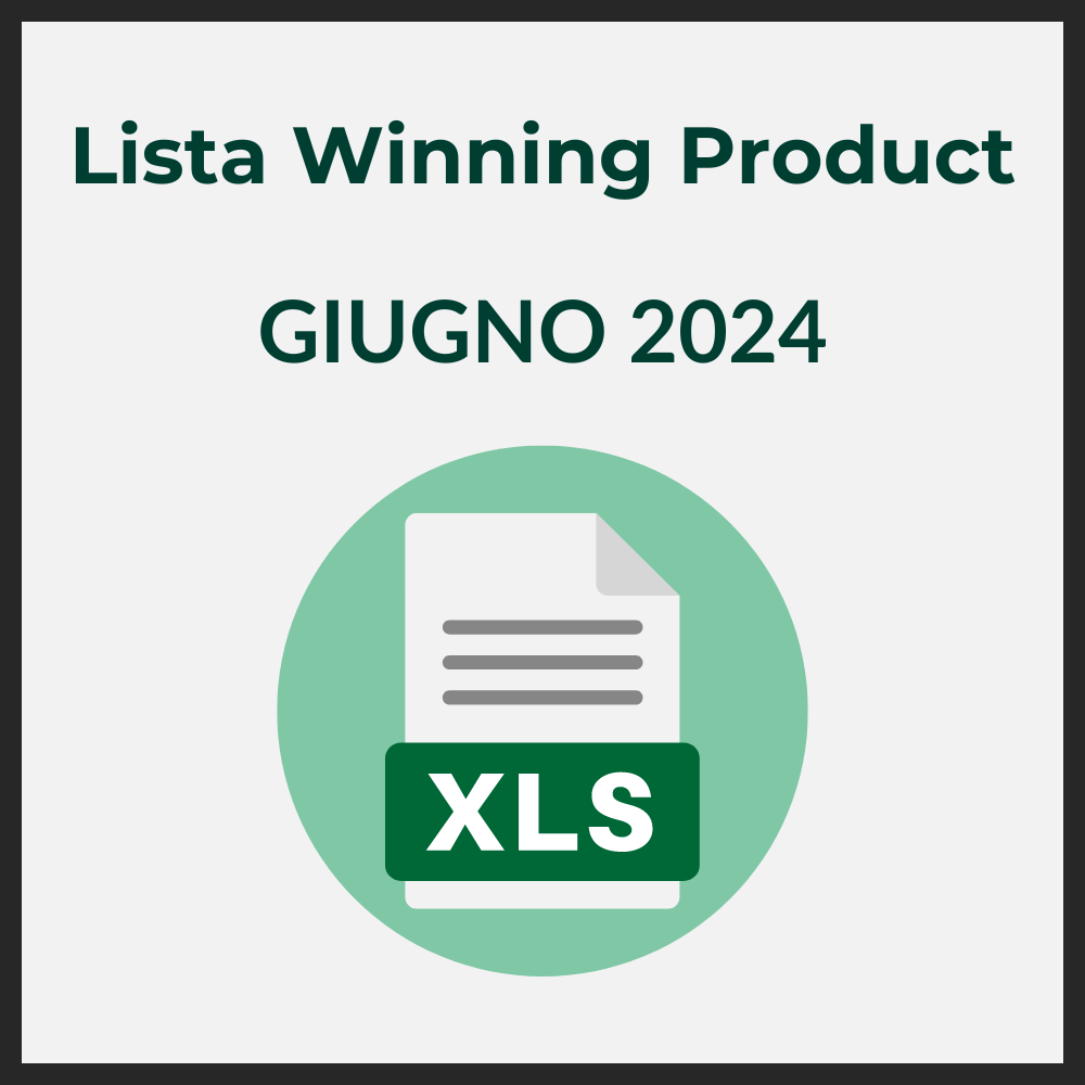 Lista Prodotti Vincenti Giugno 2024 - 50 Winning Product